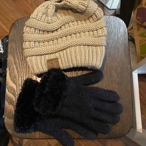 Beanie and Gloves